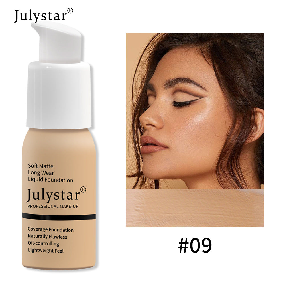 JULYSTAR Matte Liquid Foundation From Velviss