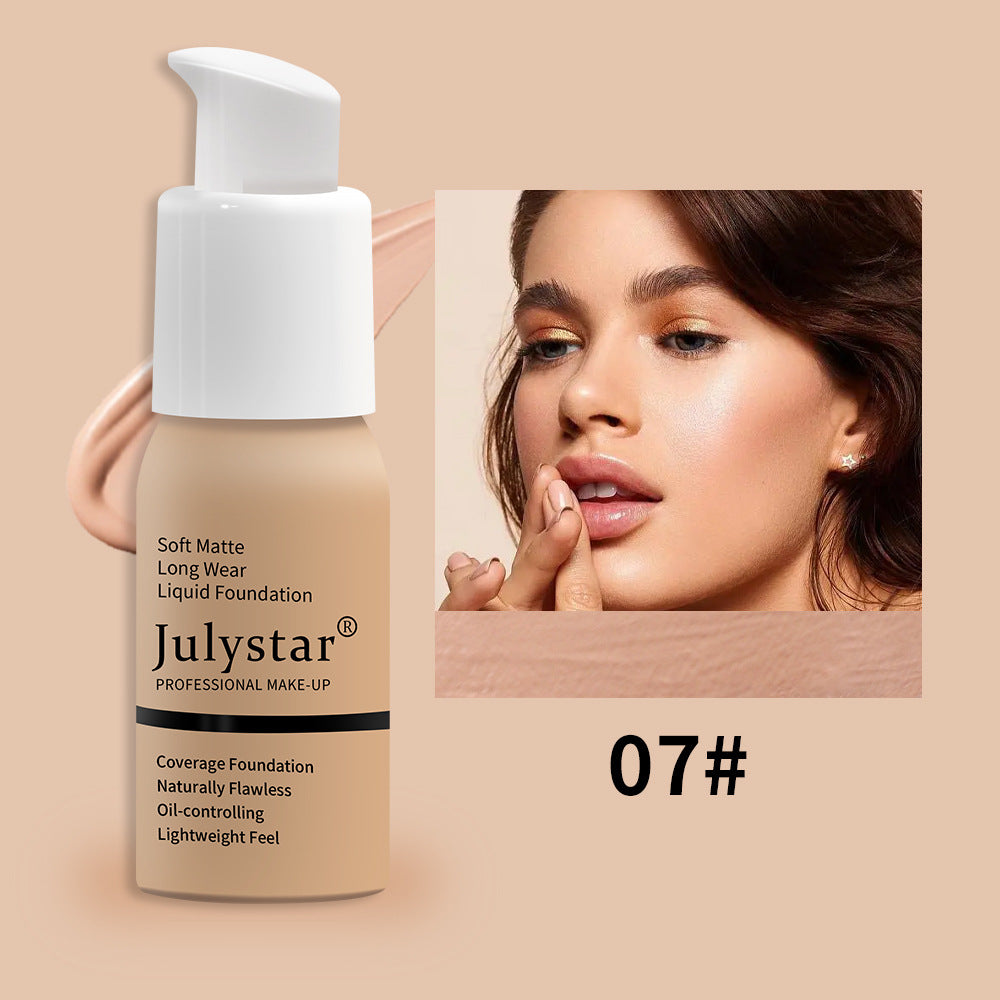 JULYSTAR Matte Liquid Foundation From Velviss