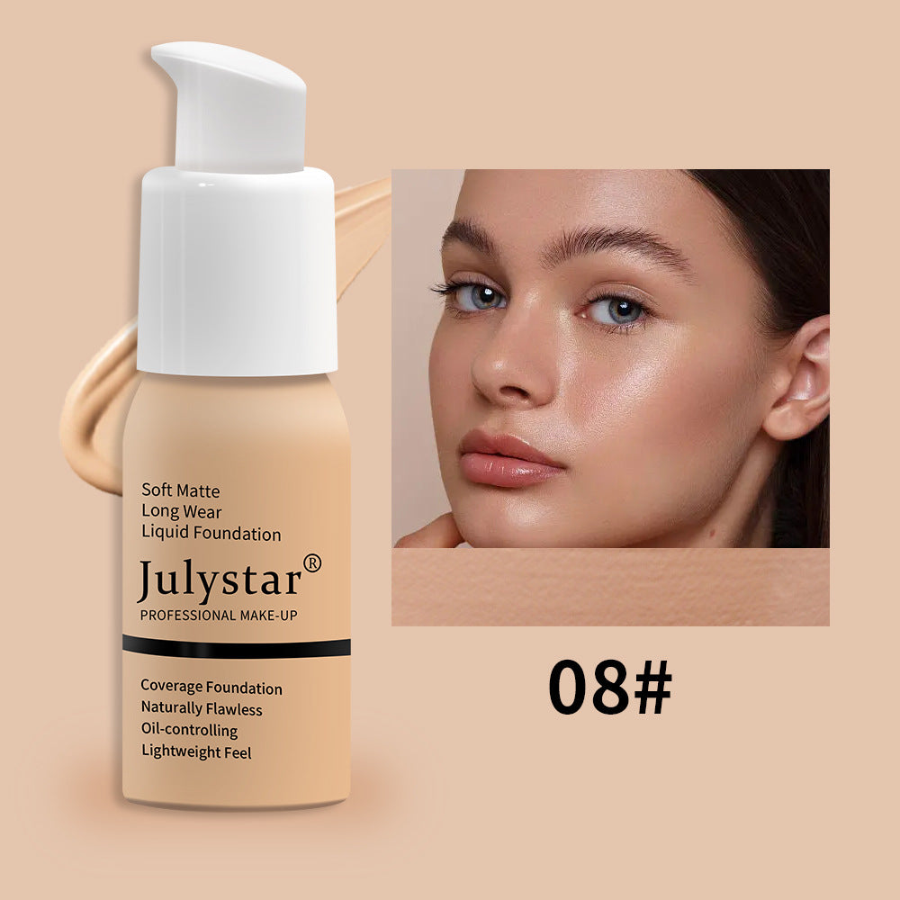 JULYSTAR Matte Liquid Foundation From Velviss