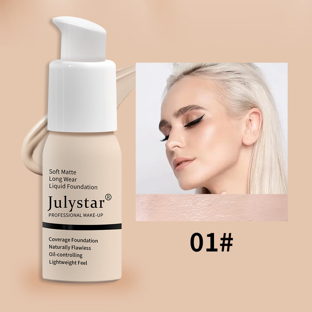 JULYSTAR Matte Liquid Foundation From Velviss