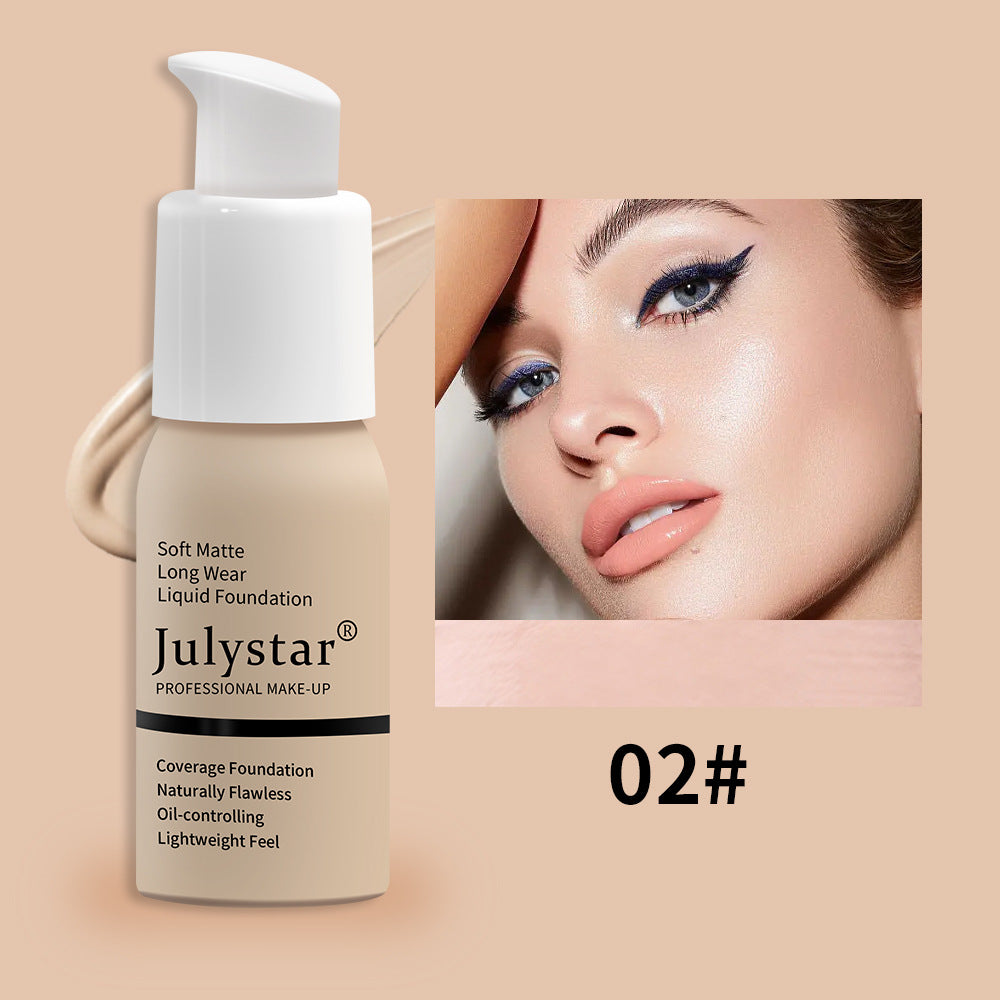 JULYSTAR Matte Liquid Foundation From Velviss