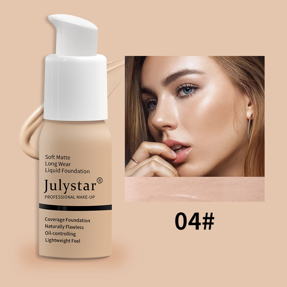 JULYSTAR Matte Liquid Foundation From Velviss
