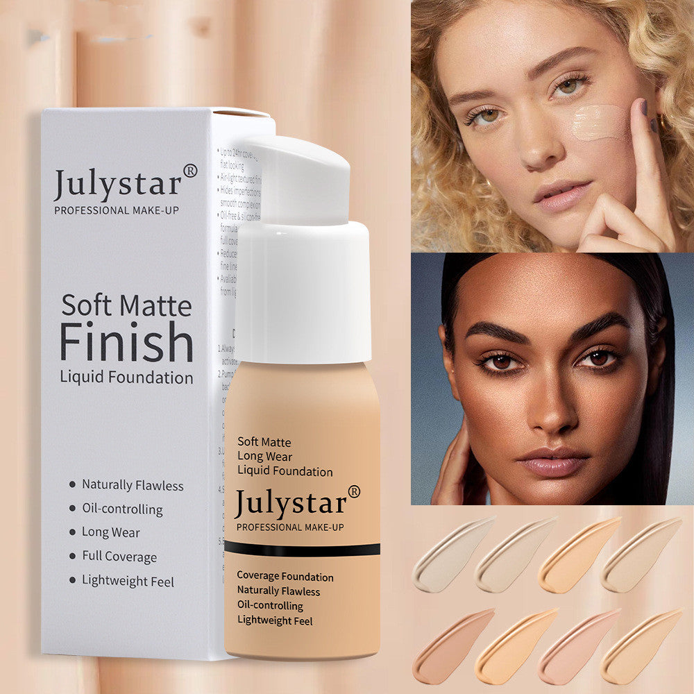 JULYSTAR Matte Liquid Foundation From Velviss