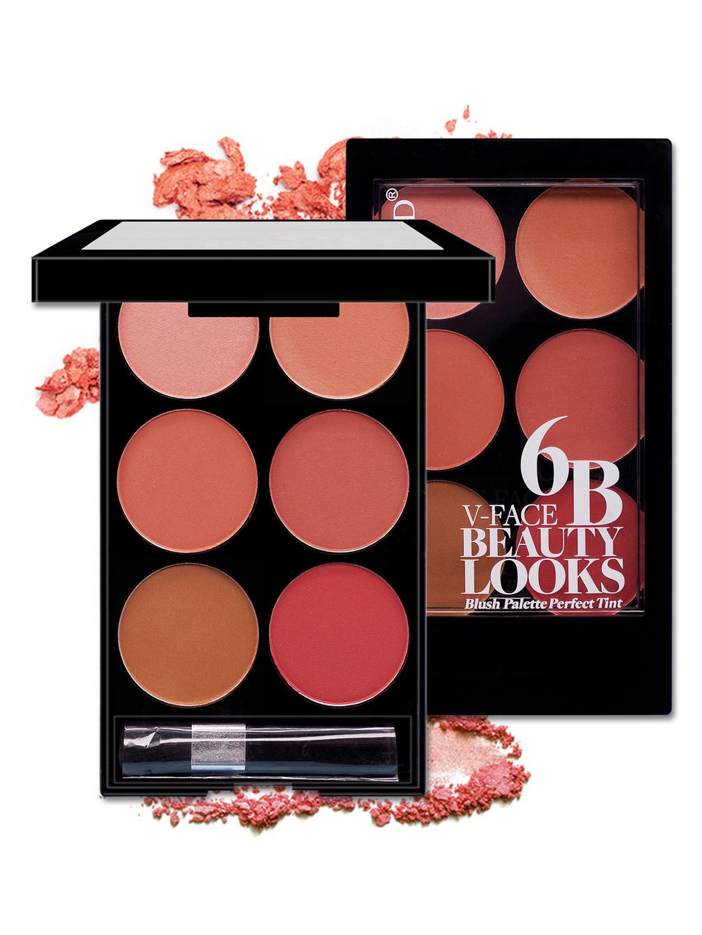 Profesional Makeup 6-color Blush Pallette
