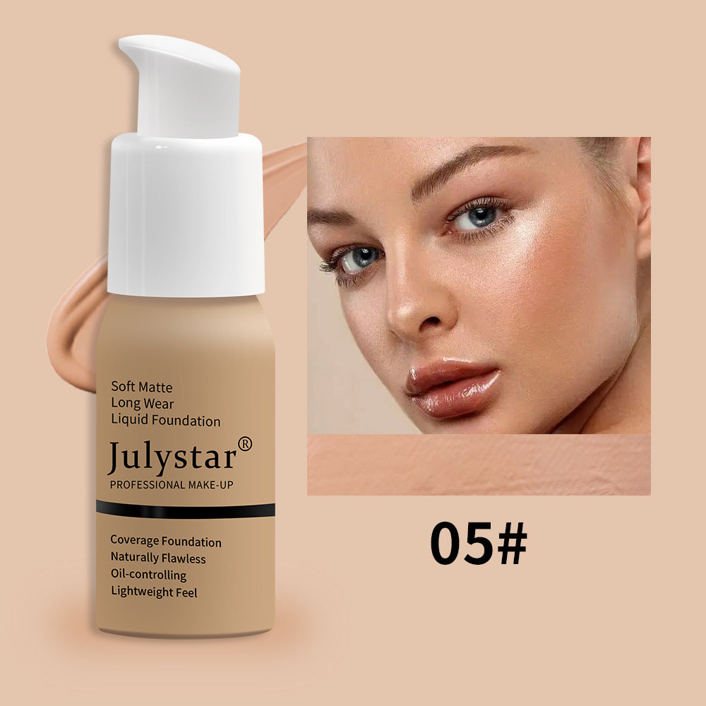 JULYSTAR Matte Liquid Foundation From Velviss