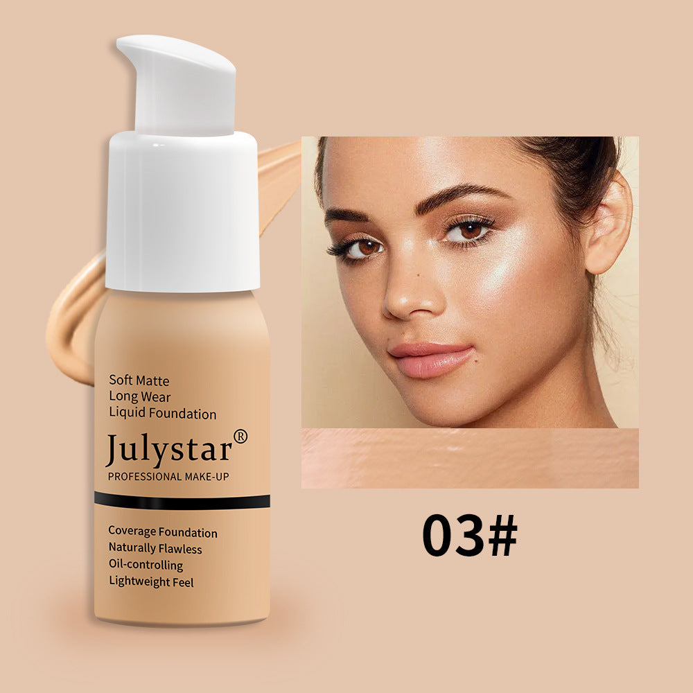 JULYSTAR Matte Liquid Foundation From Velviss